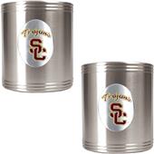 NCAA USC Trojans Stainless Steel Can Holders