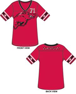 Arkansas Razorbacks Jersey Color Tunic
