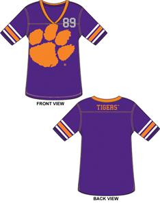 Emerson Street Clemson Jersey Color Tunic