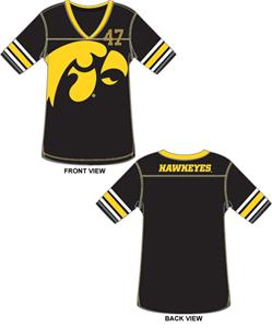 Iowa Hawkeyes Jersey Color Tunic