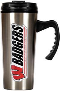 NCAA Wisconsin Badgers 16oz Travel Mug