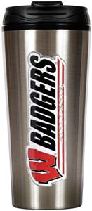 NCAA Wisconsin Badgers 16oz Travel Tumbler