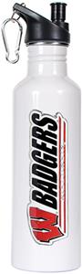NCAA Wisconsin Badgers White Water Bottle