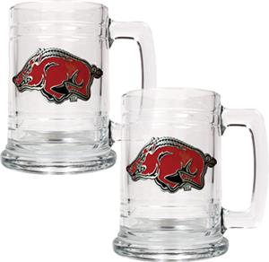 NCAA Arkansas Razorbacks 15oz Glass Tankard