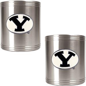 NCAA Brigham Young Stainless Steel Can Holders