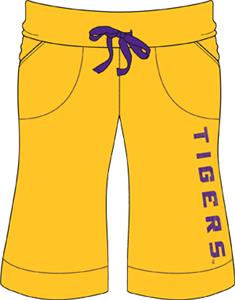 Emerson Street LSU Tigers Womens Bermuda Shorts