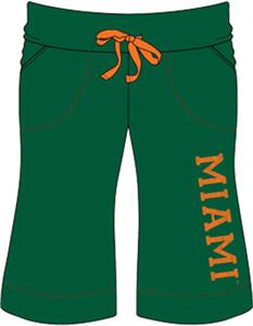 Miami Hurricanes Womens Bermuda Shorts