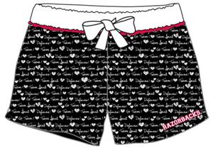 Arkansas Razorback Women French Terry Print Shorts