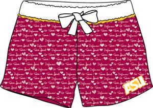 Arizona State Women French Terry Print Shorts