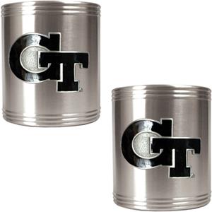 NCAA Georgia Tech Stainless Steel Can Holders