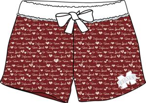 Mississippi State Womens French Terry Print Shorts