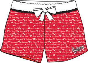 Nebraska Womens French Terry Print Shorts
