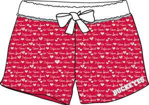 Ohio State Womens French Terry Print Shorts