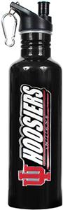 NCAA Indiana Hoosiers Black Water Bottle