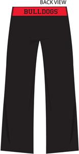 Georgia Bulldogs Womens Crop Yoga Pants