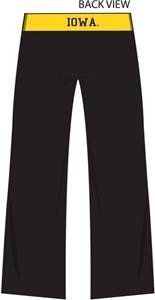 Iowa Hawkeyes Womens Crop Yoga Pants