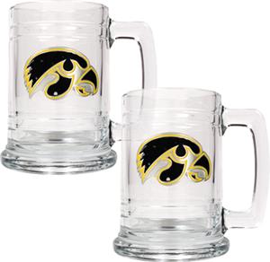 NCAA Iowa Hawkeyes 15oz Glass Tankard