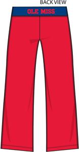 Ole Mississippi Womens Crop Yoga Pants