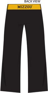 Missouri Tigers Womens Crop Yoga Pants