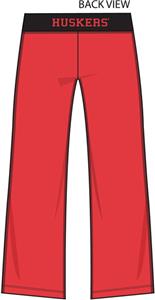 Nebraska Cornhuskers Womens Crop Yoga Pants