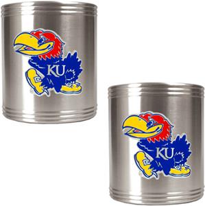 NCAA Kansas Jayhawks Stainless Steel Can Holders