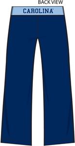 North Carolina Womens Crop Yoga Pants