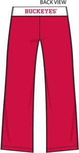 Ohio State Buckeyes Womens Crop Yoga Pants