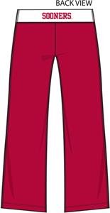 Oklahoma Sooners Womens Crop Yoga Pants