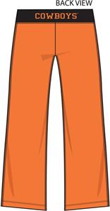 Oklahoma State Cowboys Womens Crop Yoga Pants