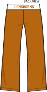 Texas Longhorns Womens Crop Yoga Pants