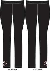 Georgia Bulldogs Womens Spandex Leggings
