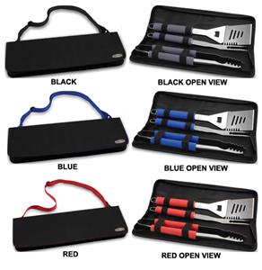 Picnic Time Metro BBQ Tote with 3-PC Tool Set
