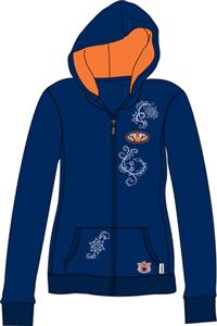 Auburn Tigers Womens French Terry Zip Hoody