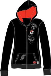Georgia Bulldogs Womens French Terry Zip Hoody