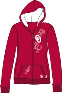 Oklahoma Sooners Womens French Terry Zip Hoody