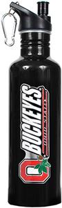 NCAA Ohio State Buckeyes Black Water Bottle