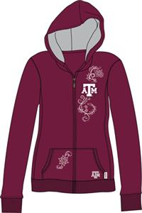 Texas A&M Aggies Womens French Terry Zip Hoody