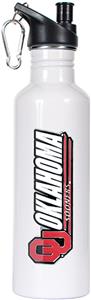NCAA Oklahoma Sooners White Water Bottle