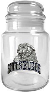 NCAA Pittsburgh Panthers Glass Candy Jar