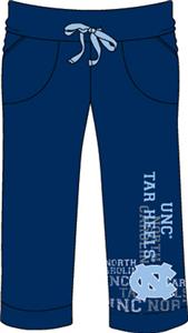 North Carolina Womens Flocked Drawstring Pants