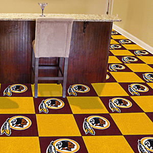 Fan Mats NFL Washington Redskins Carpet Tiles