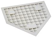 Champion Sports Waffle Bottom Baseball Homeplate Champion Sports Waffle Bottom Baseball Homeplate