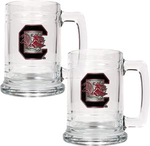 NCAA South Carolina Gamecocks 15oz Glass Tankard