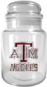 NCAA Texas A&M Aggies Glass Candy Jar