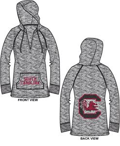 South Carolina Univ Womens Burnout Pullover Hoody