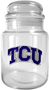 NCAA Texas Christian Horned Frogs Glass Candy Jar