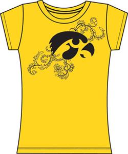Emerson Street Iowa Hawkeyes Womens Slub Tee