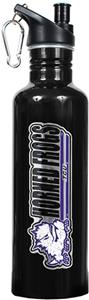 NCAA Texas Christian Black Water Bottle