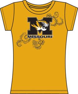 Emerson Street Missouri Tigers Womens Slub Tee