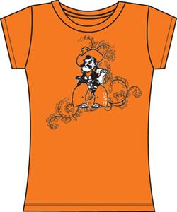 Emerson Street Oklahoma State Womens Slub Tee